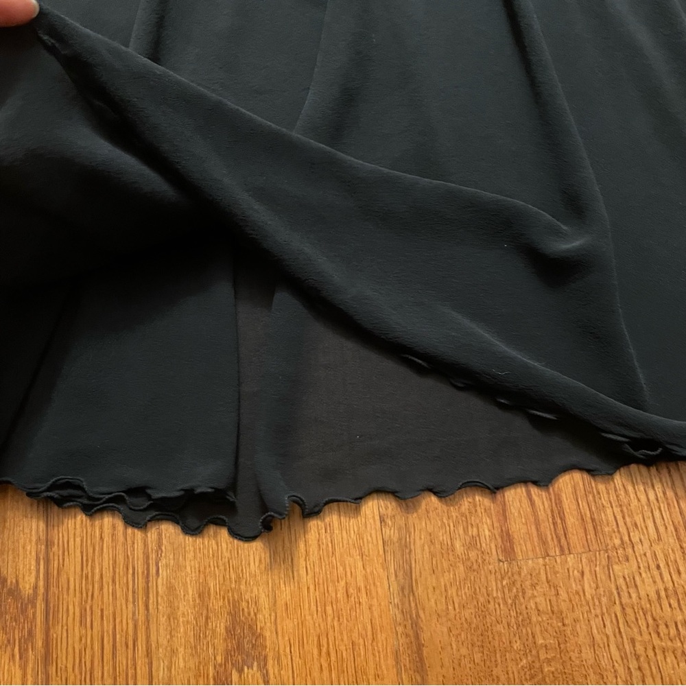 Neiman Marcus black lace silk slip size S - Picture 9 of 13
